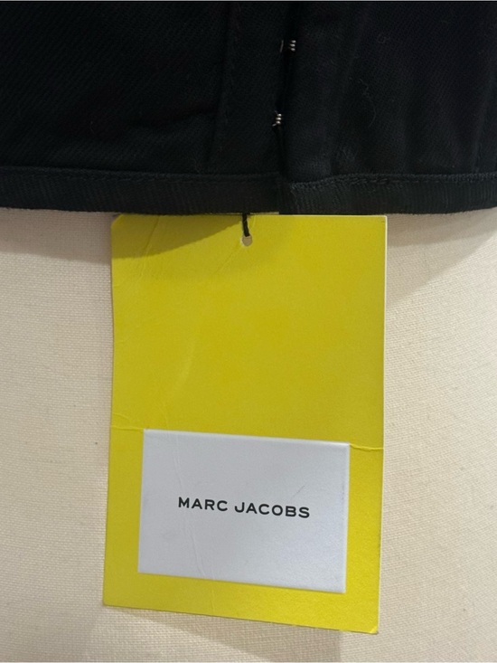 Marc Jacobs The Denim Bustier Black Corset Top NWT Size 8 Structured Boned
